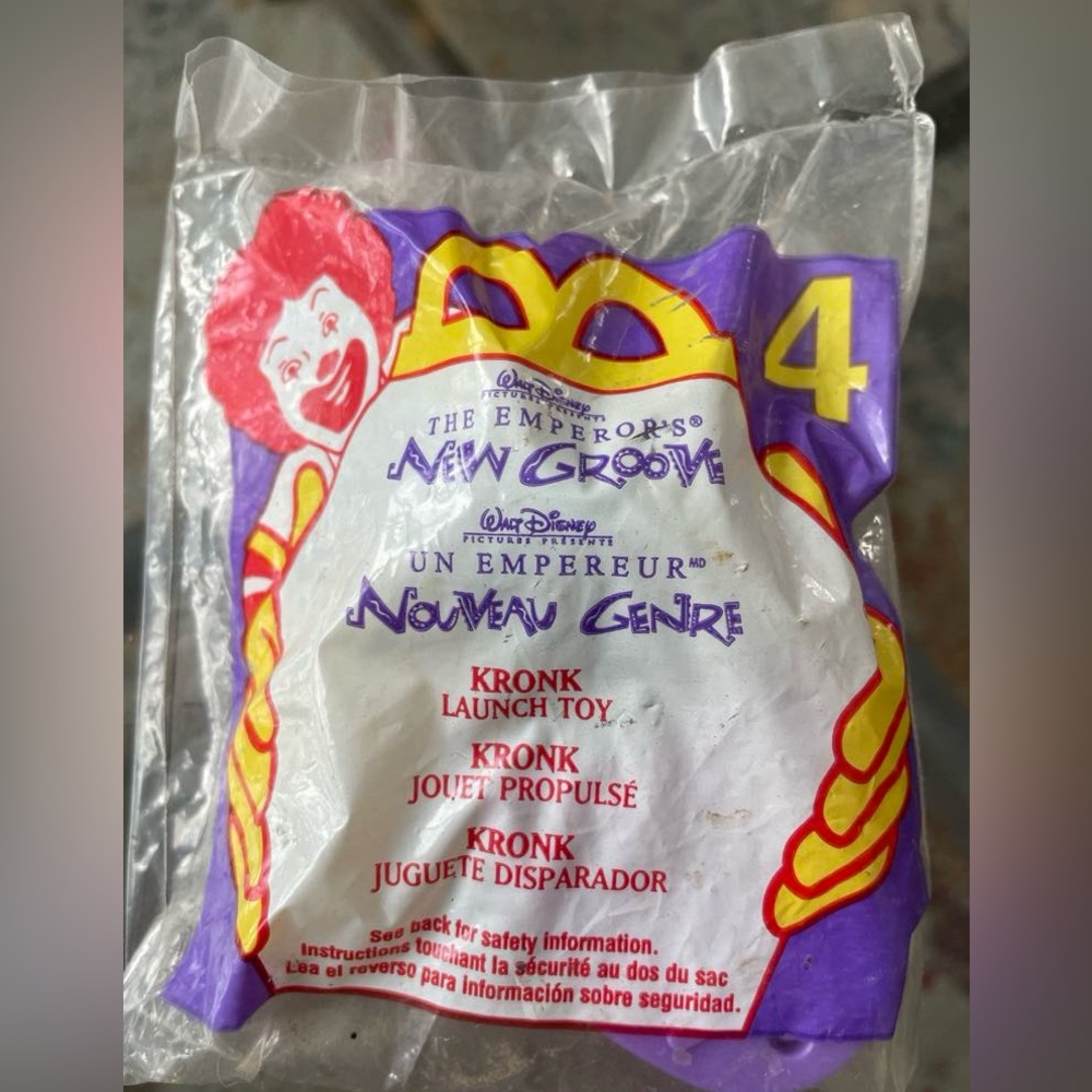 Disney Purple Kronk Launch Toy